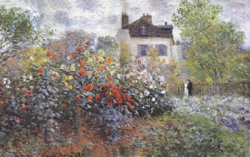 Claude Monet The Artist-s Garden in Argenteuil oil painting image